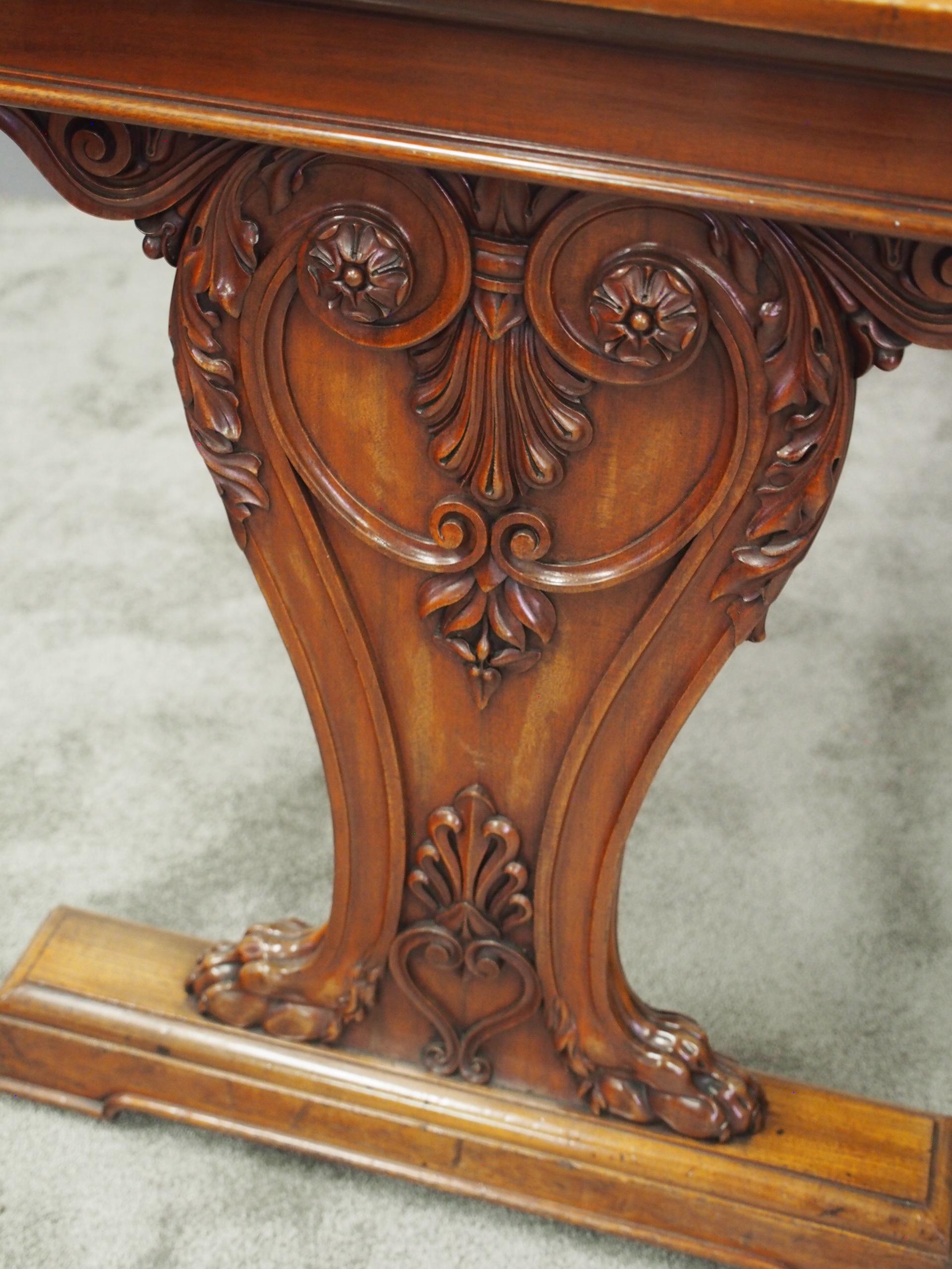 George IV Mahogany Library Table For Sale 2