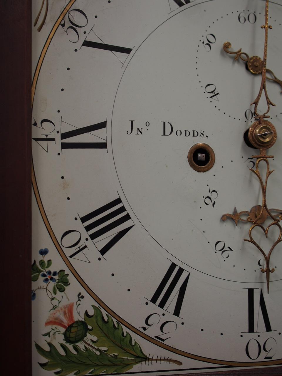 George IV Mahogany Longcase Clock by J Dodds of Wigton For Sale 9