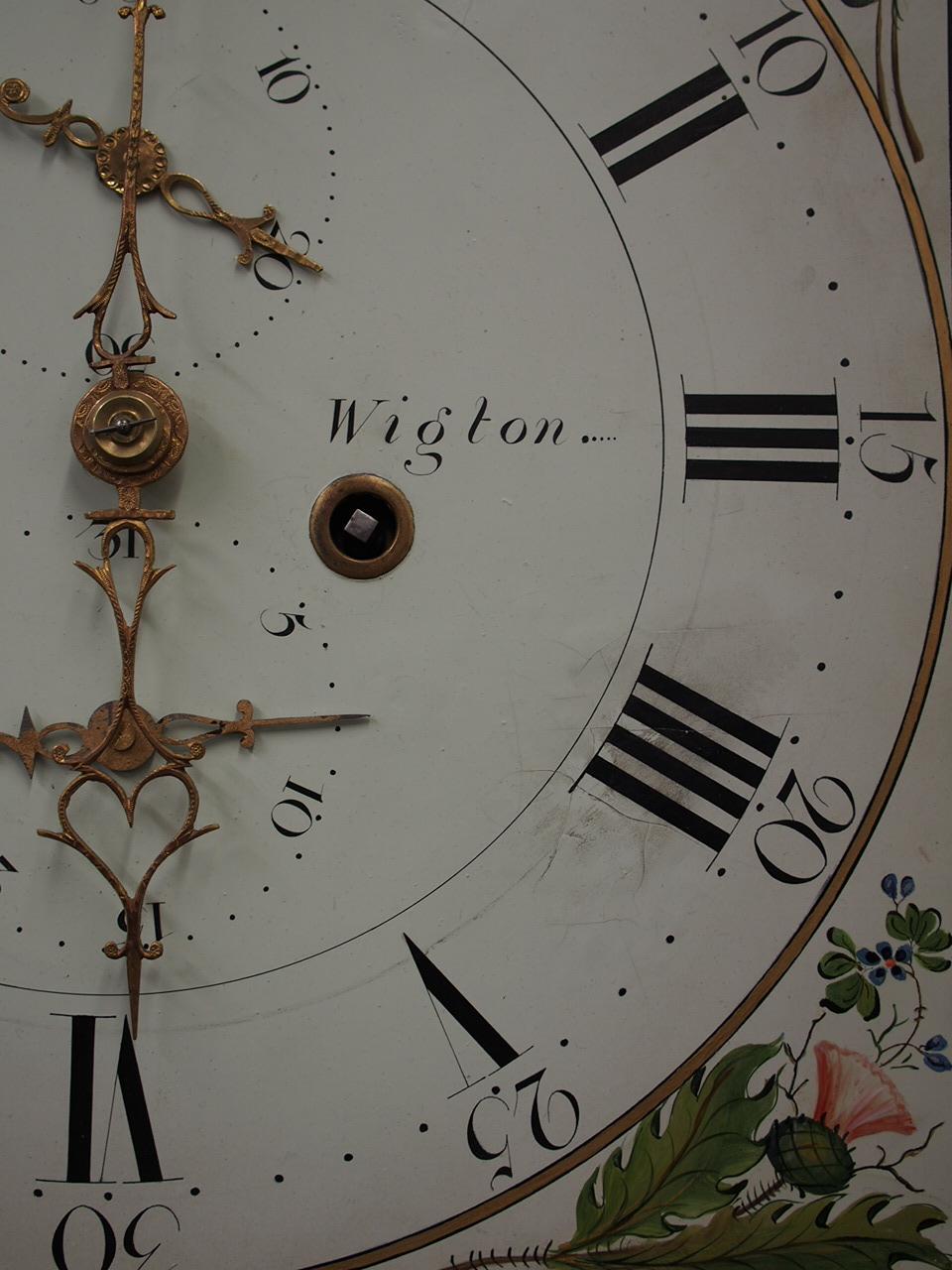 George IV Mahogany Longcase Clock by J Dodds of Wigton For Sale 10