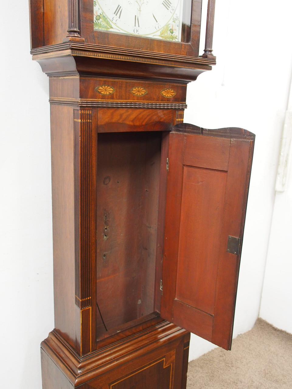 George IV Mahogany Longcase Clock by J Dodds of Wigton For Sale 4