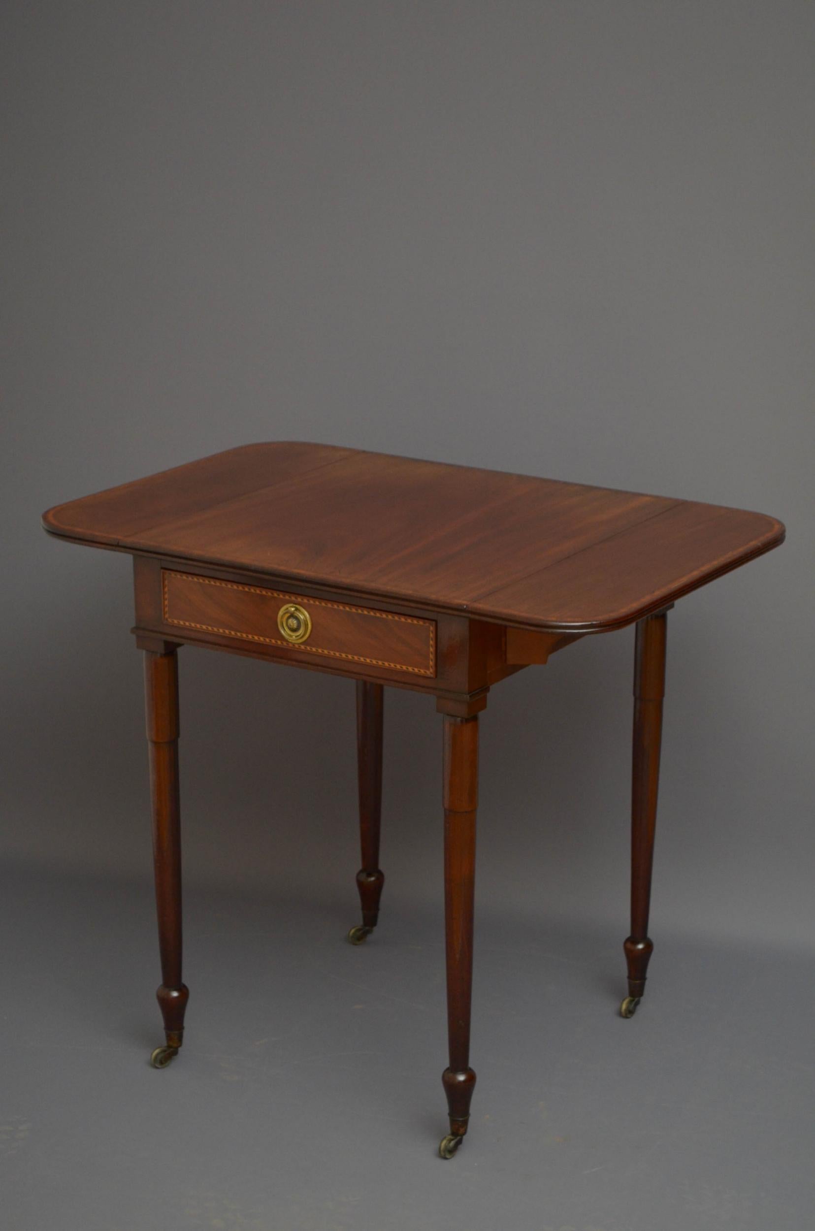 British George IV Mahogany Pembroke Table For Sale