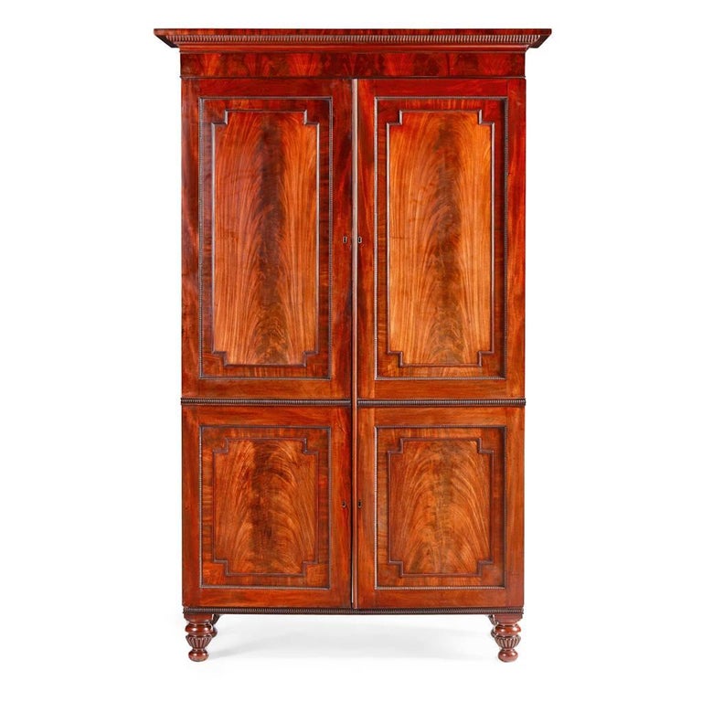 IV Mahogany Wardrobe by William Trotter of Edinburgh, circa 1820