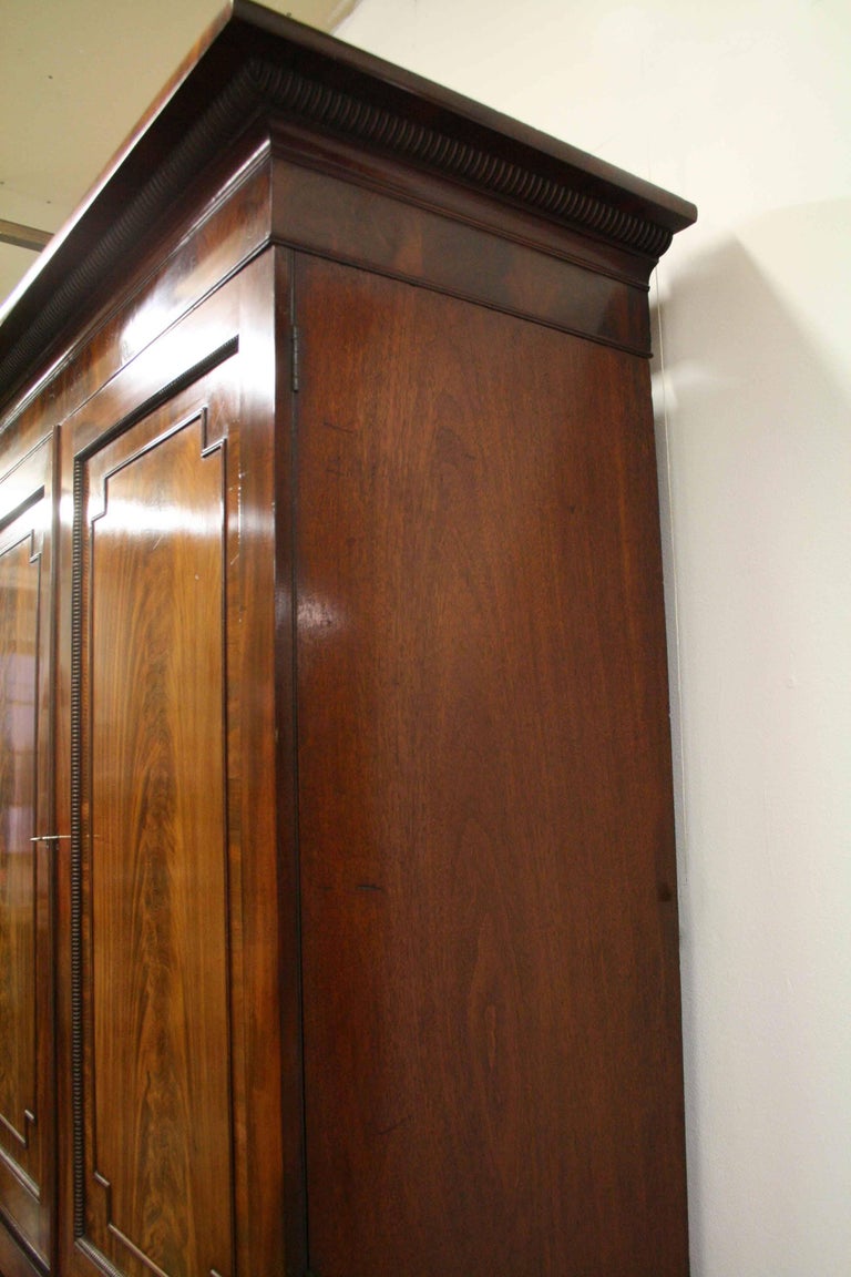 IV Mahogany Wardrobe by William Trotter of Edinburgh, circa 1820