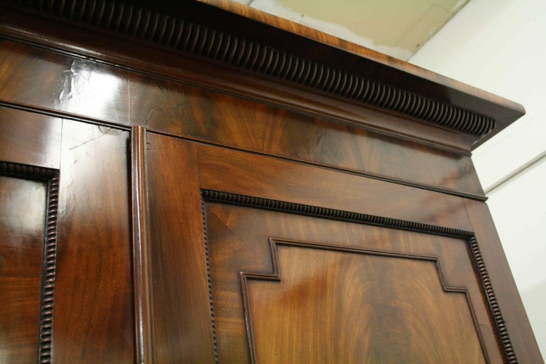 IV Mahogany Wardrobe by William Trotter of Edinburgh, circa 1820