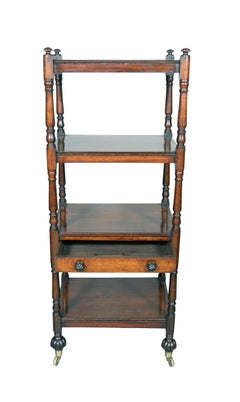 George IV Mahogany Whatnot