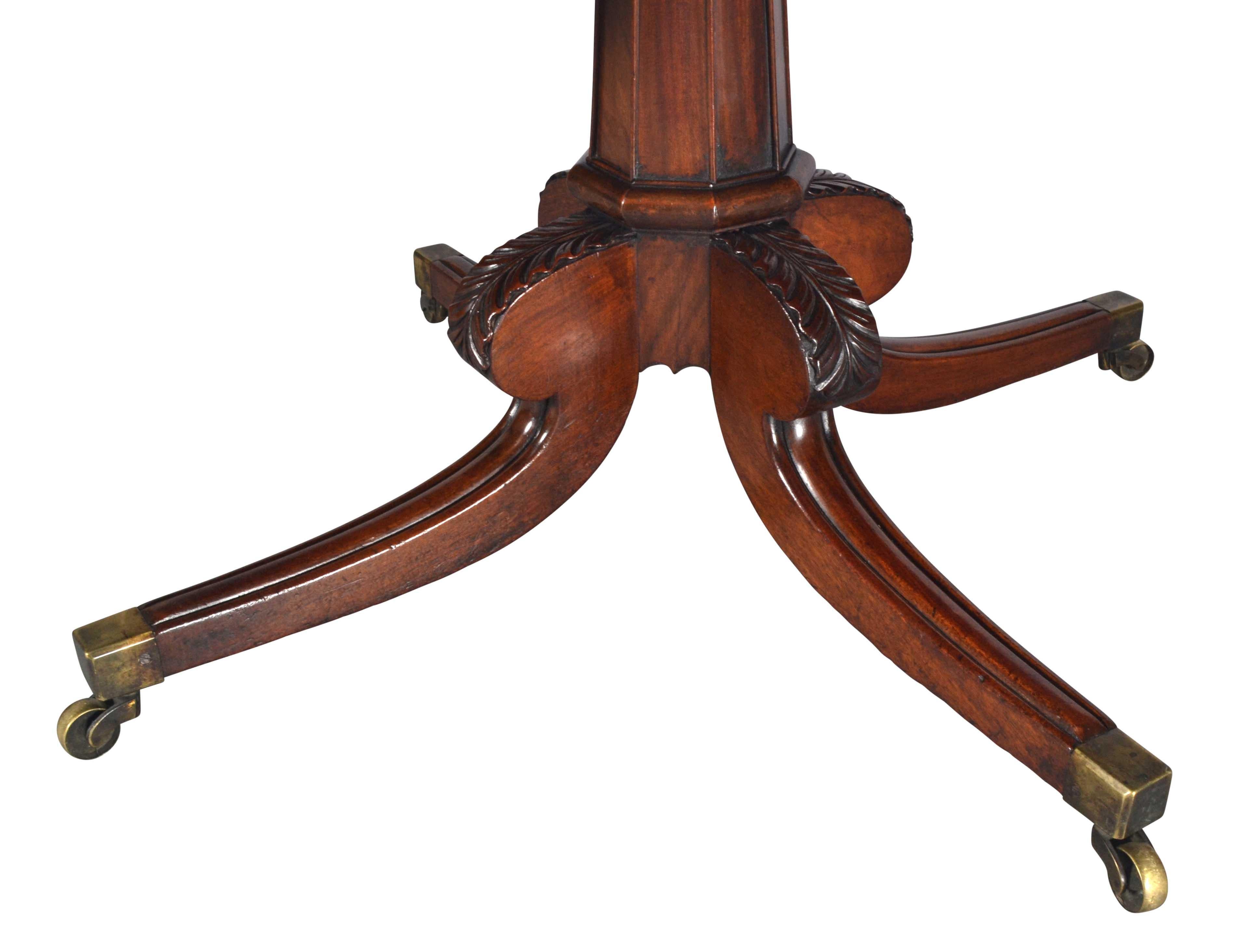 19th Century George IV Period Mahogany Sofa or Breakfast Table For Sale