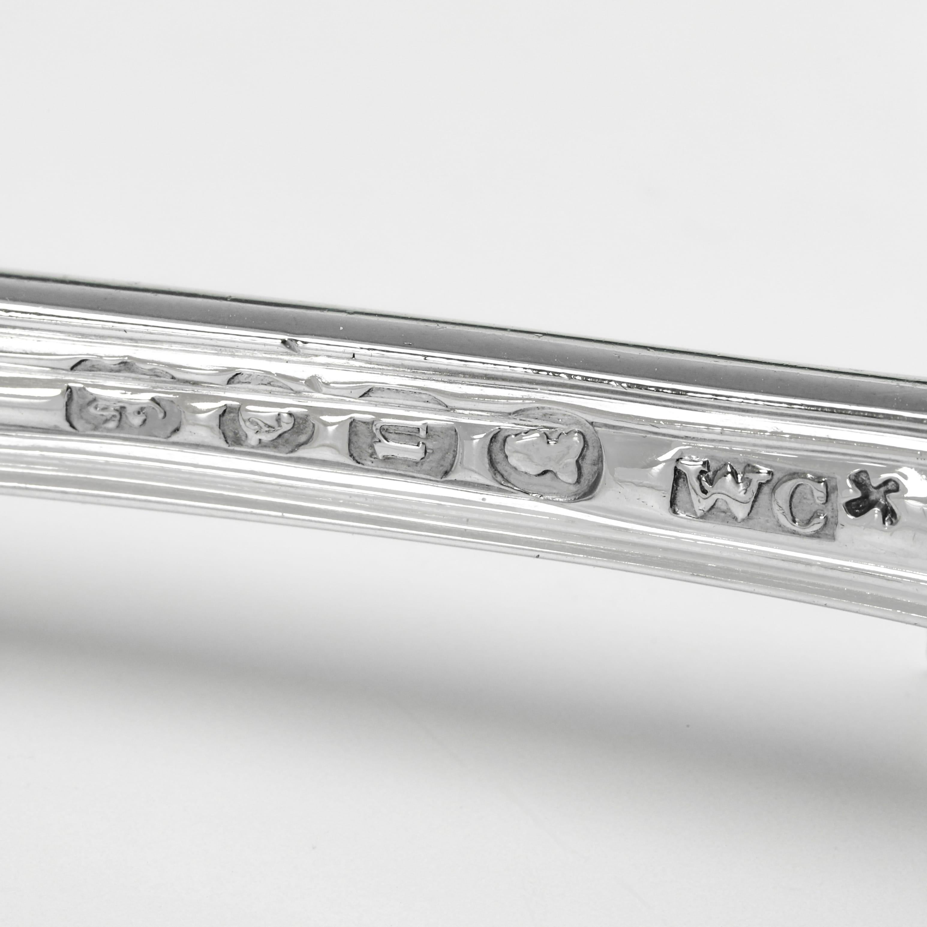 Début du XIXe siècle Cuillère à moisson d'époque George IV en argent sterling fabriquée en 1828 par William Chawner II en vente