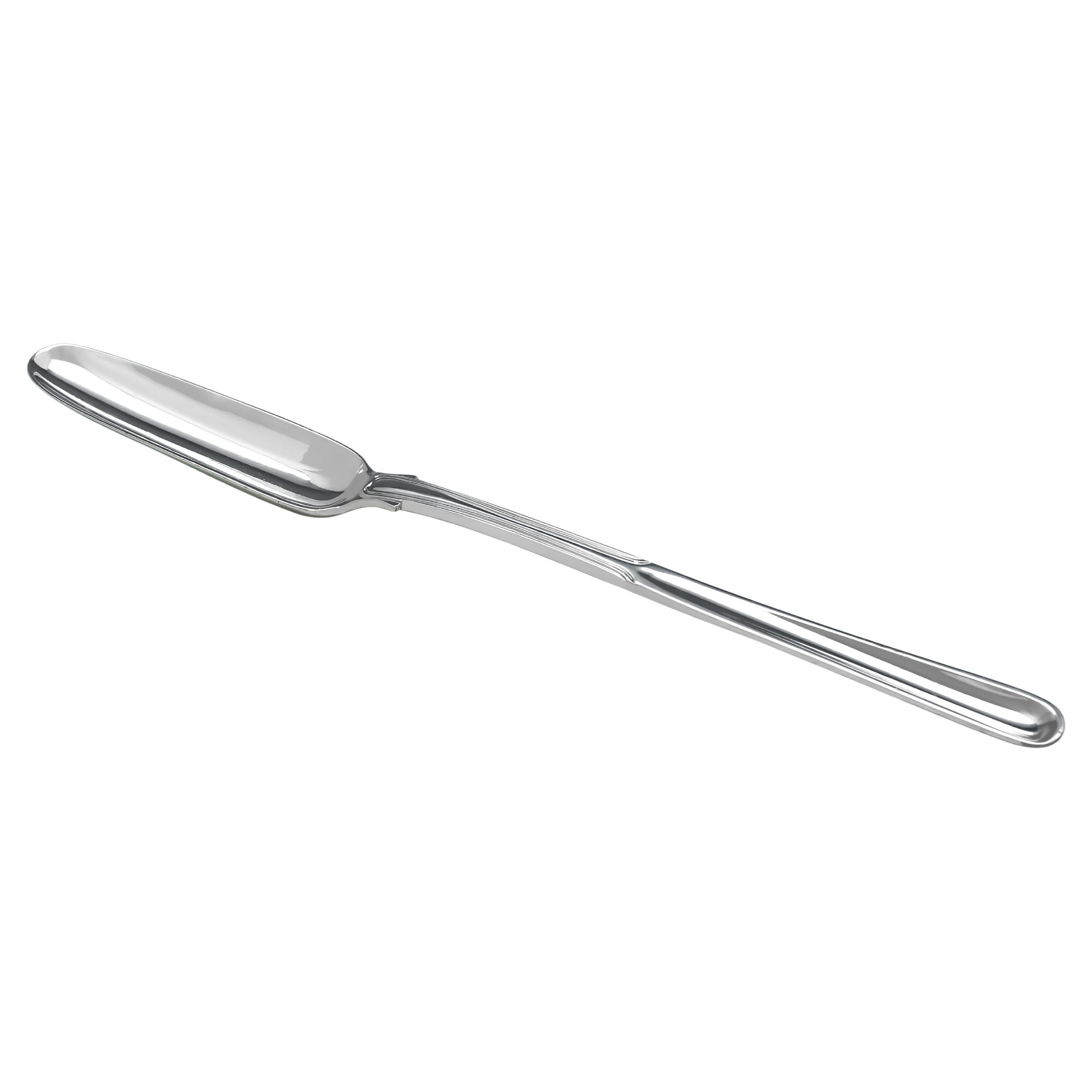George IV period sterling silver marrow scoop made in 1828 by William Chawner II