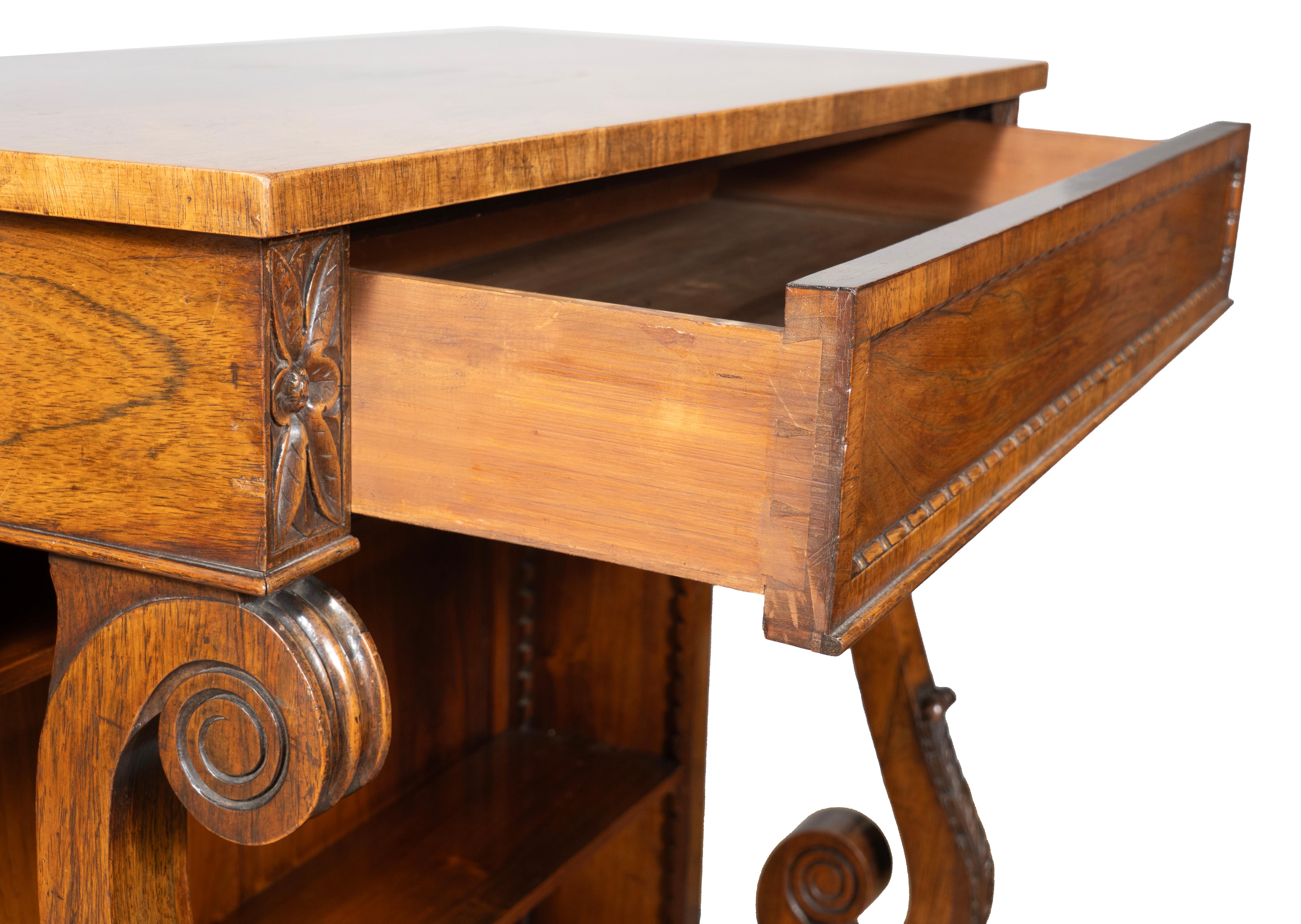 George IV Palisander Bücherregal im Angebot 3