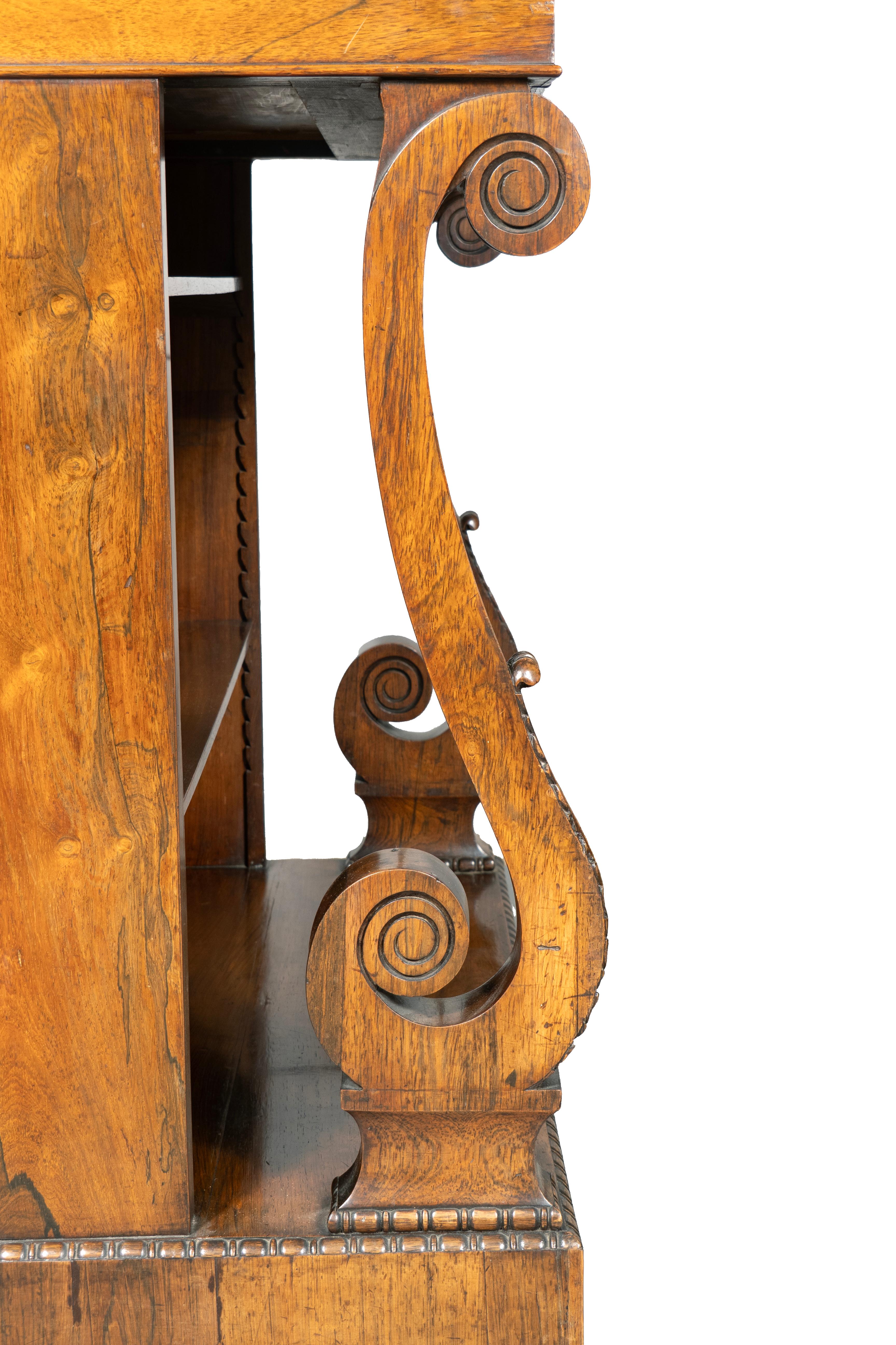 George IV Palisander Bücherregal im Angebot 7