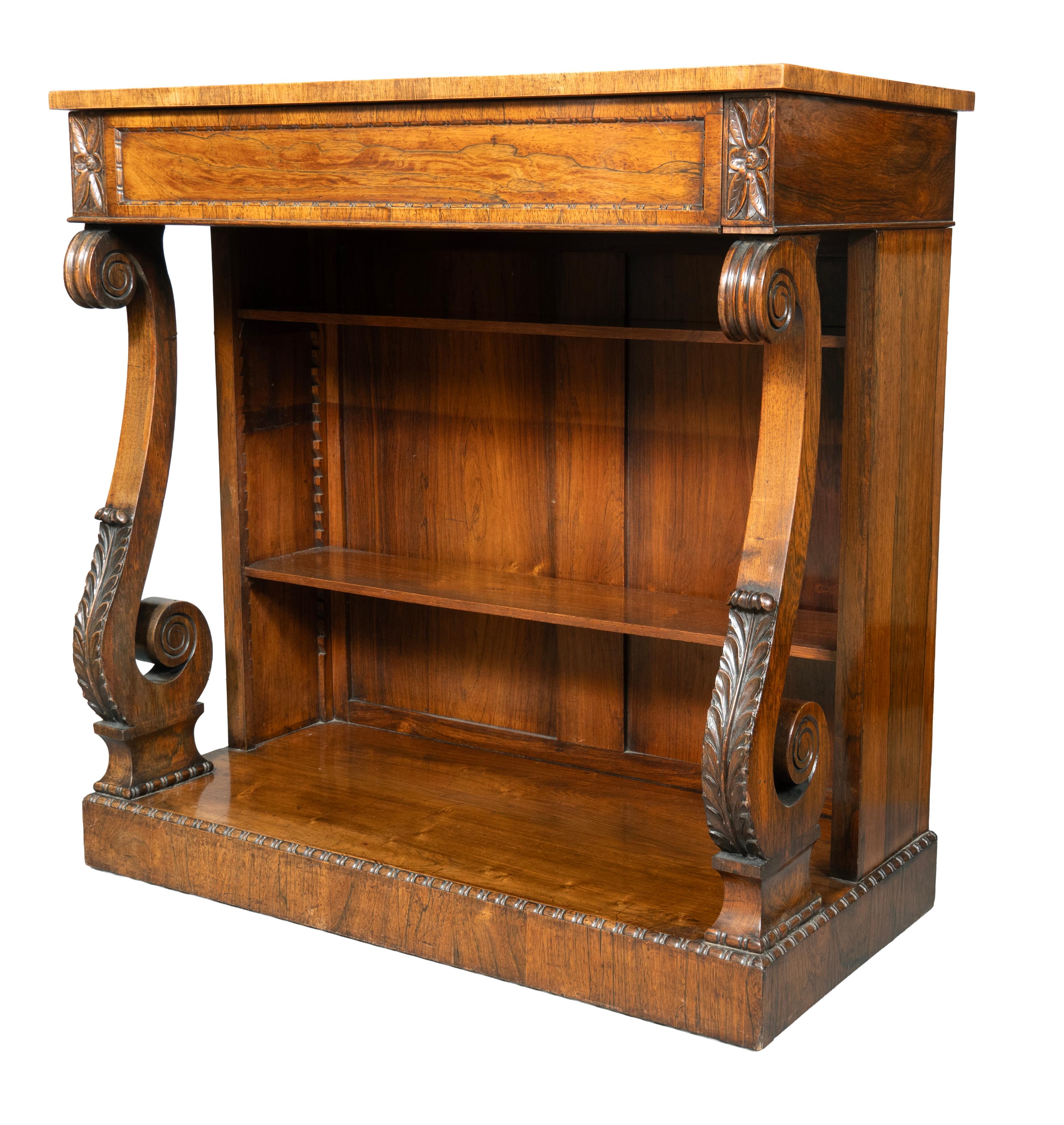 George IV Palisander Bücherregal im Angebot 1