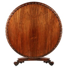 George IV Rosewood Centre Table, 19th Century