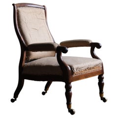 George IV Rosewood Library Armchair