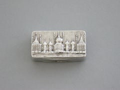 George iv Silver Castle Top Vinaigrette, The Royal Pavilion Brighton, 1829