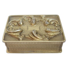 George IV Silver Gilt Vinaigrette Made in Birmingham by John Bettridge, 1830