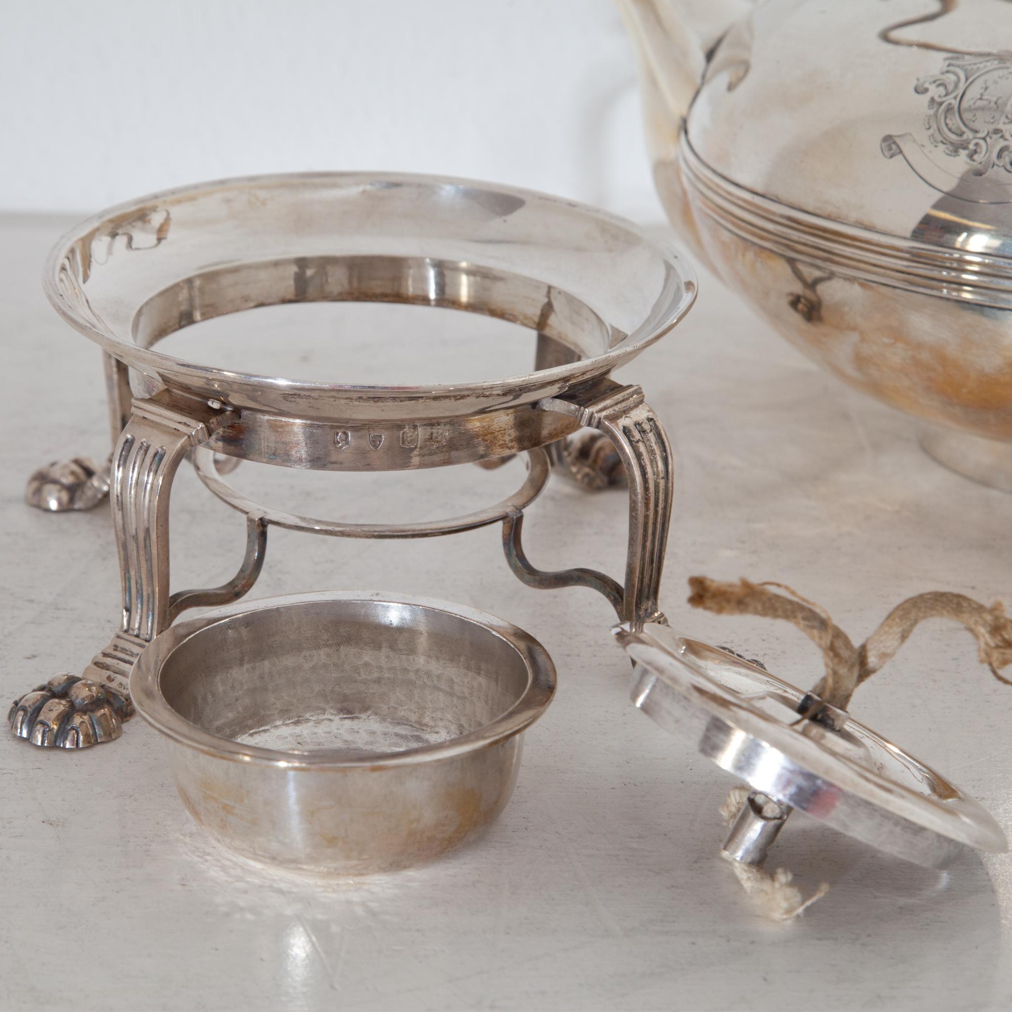 George IV Silver Tea Pot, Dublin, 1828-1829 4