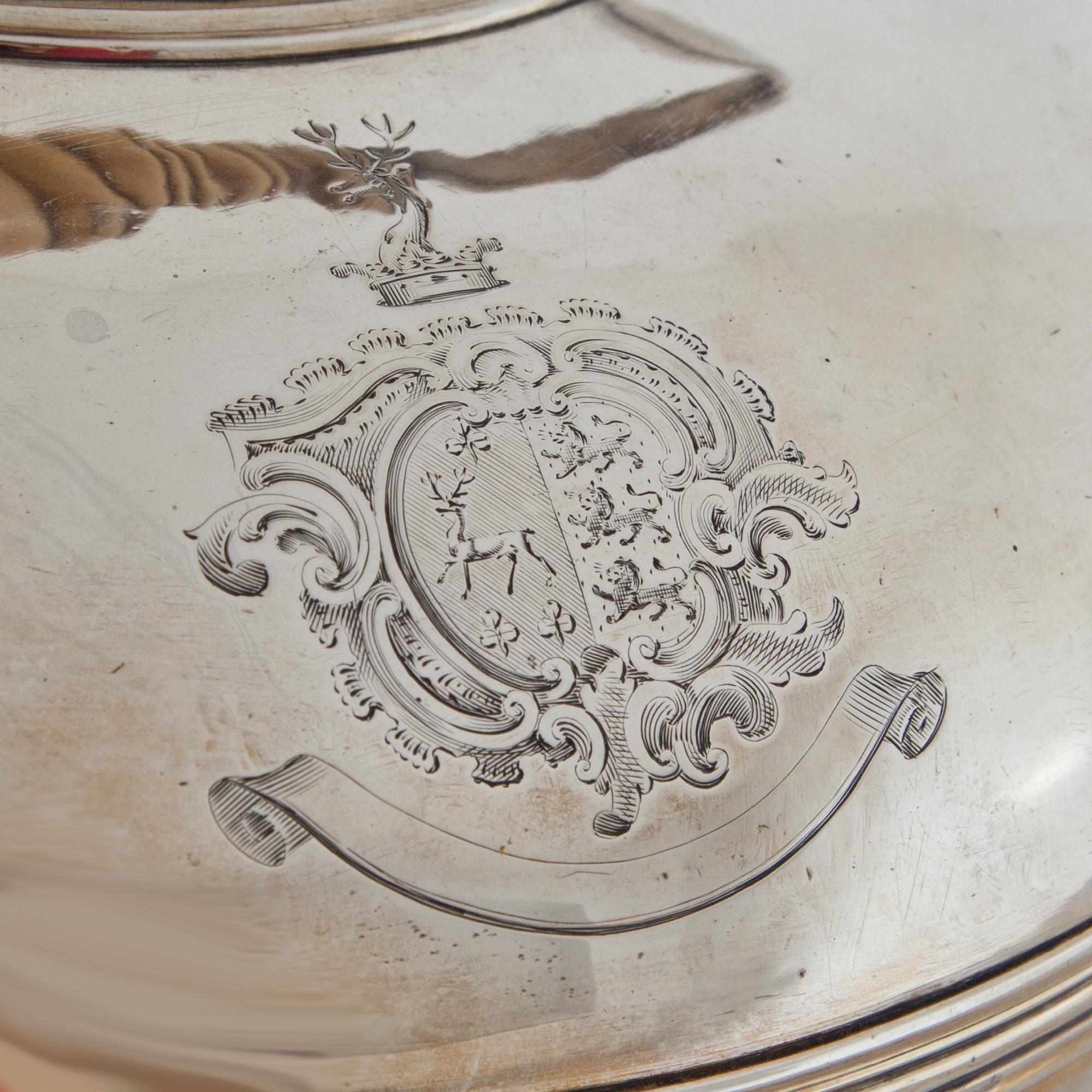 George IV Silver Tea Pot, Dublin, 1828-1829 10