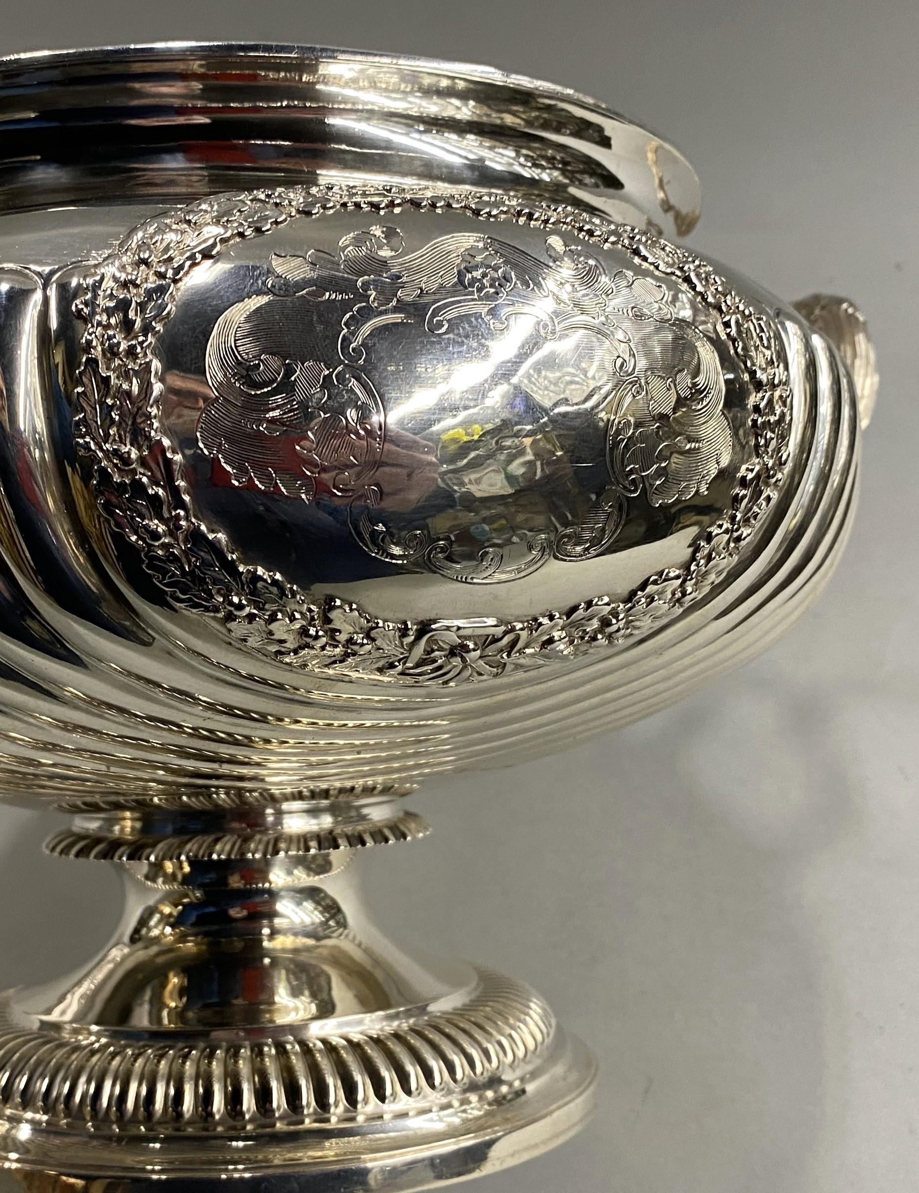 George IV Sterling Silver Covered Soup Tureen, Samuel Hennell, London c 1822 For Sale 6