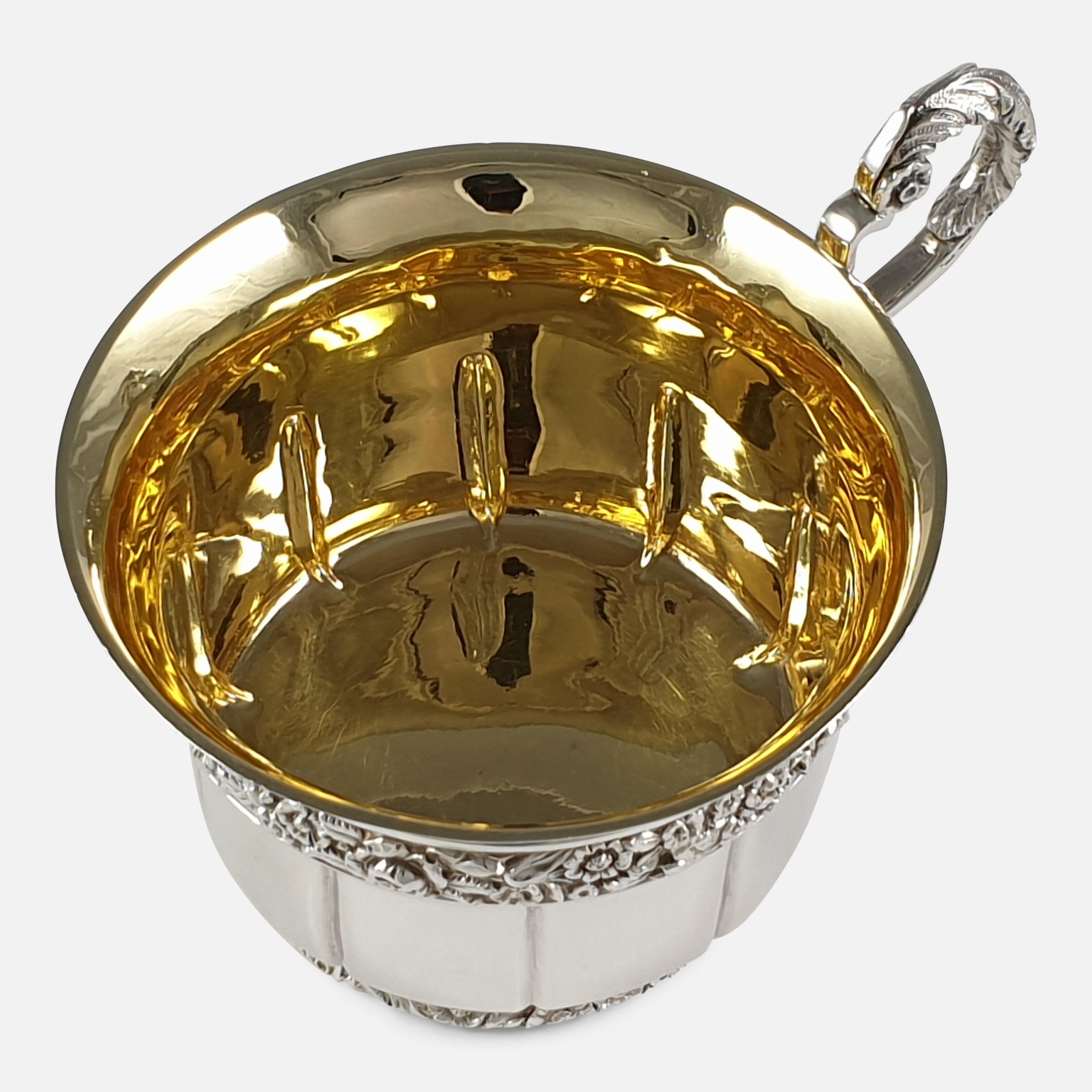 George IV Sterling Silver Gilt Christening Cup, London, 1828 5