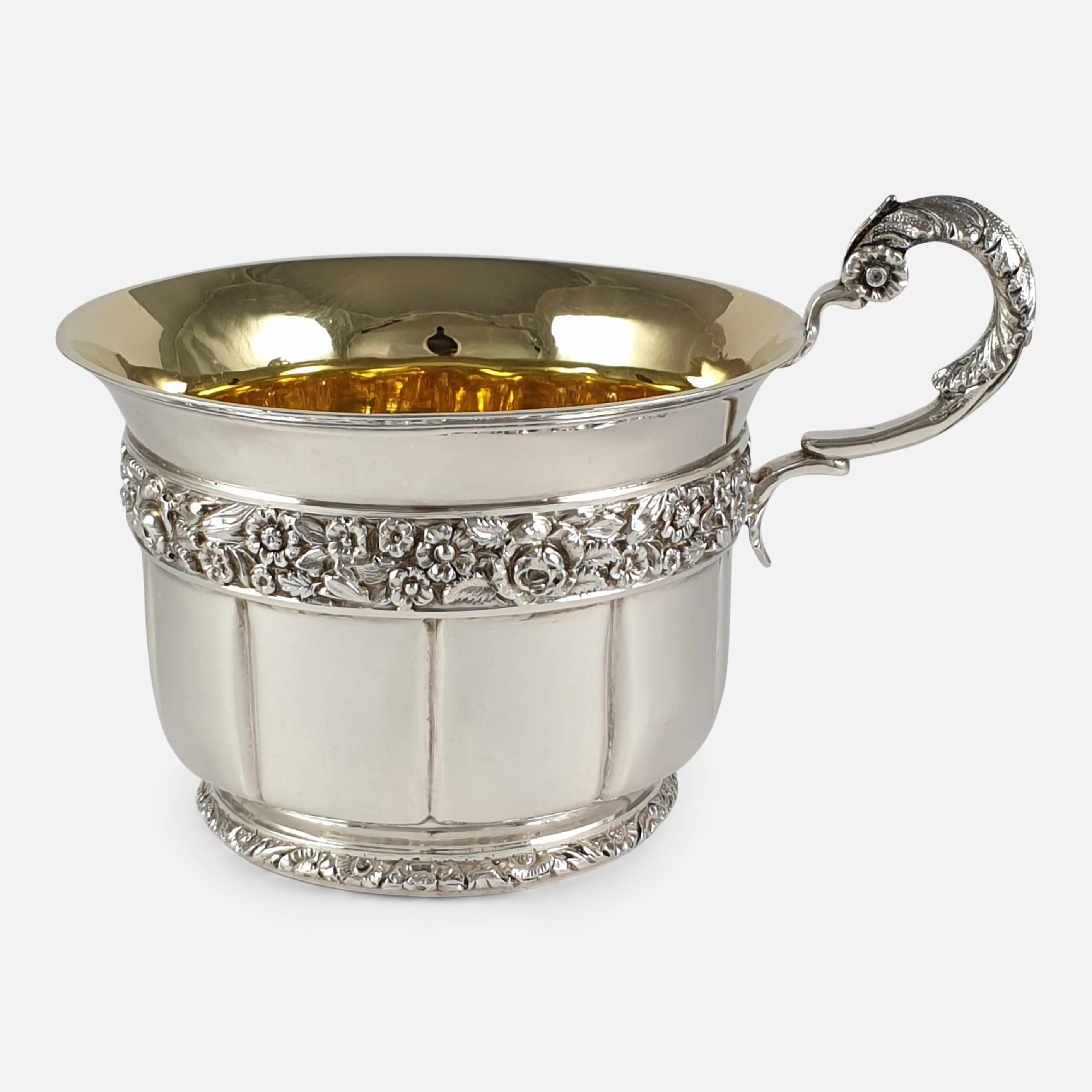 George IV Sterling Silver Gilt Christening Cup, London, 1828 10