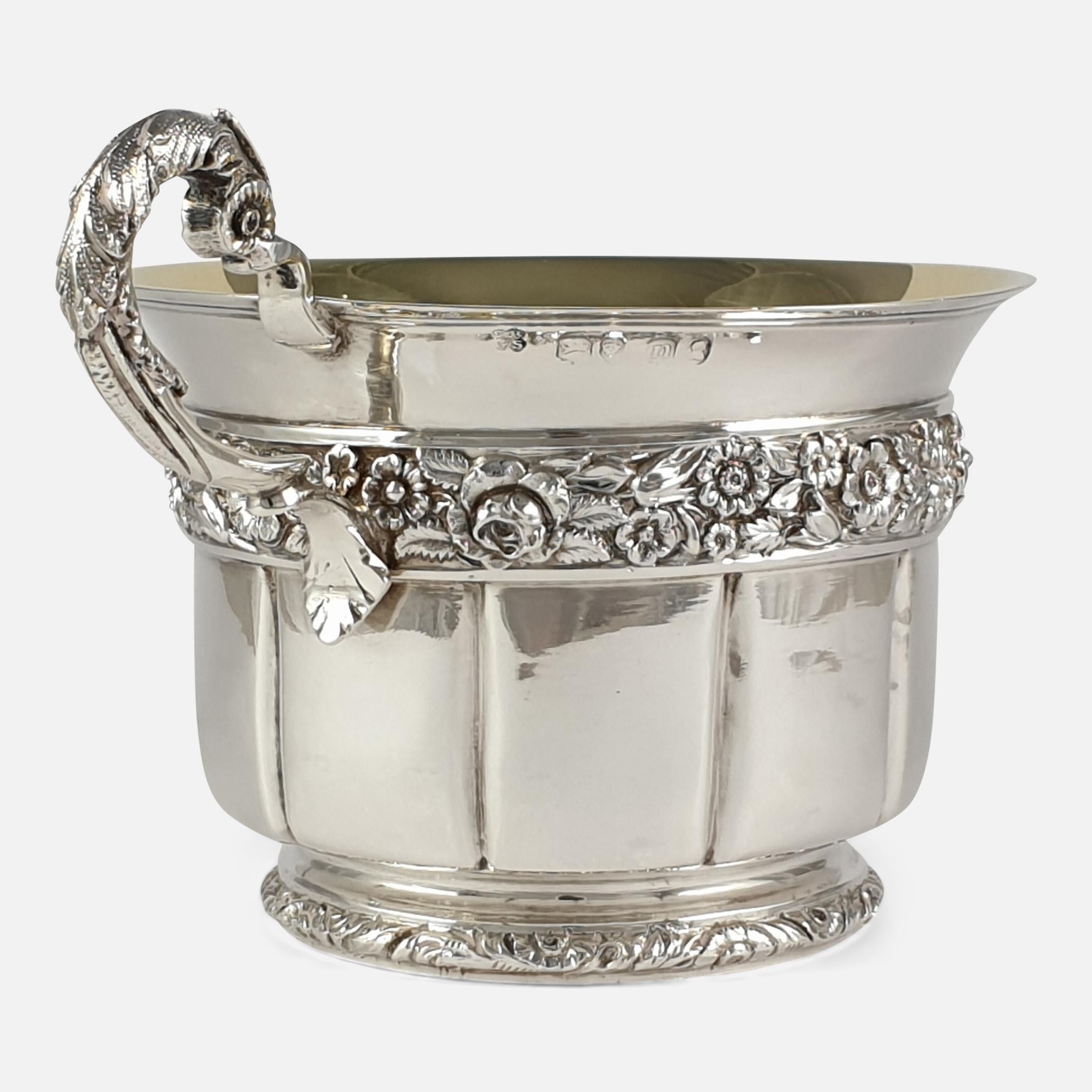 Early 19th Century George IV Sterling Silver Gilt Christening Cup, London, 1828
