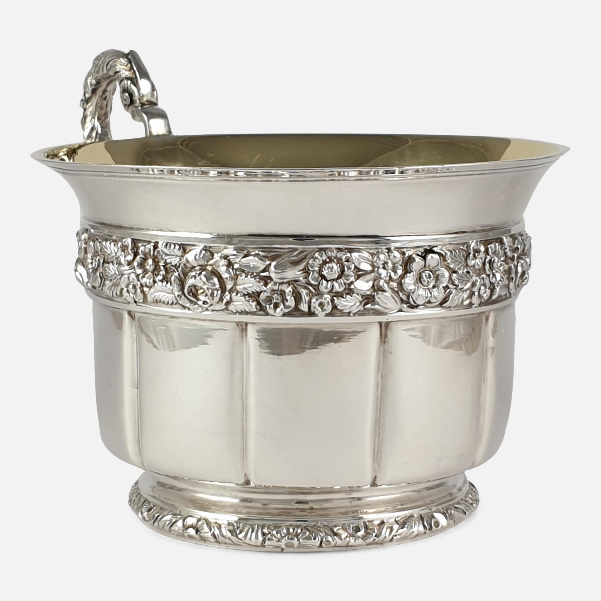 George IV Sterling Silver Gilt Christening Cup, London, 1828 2