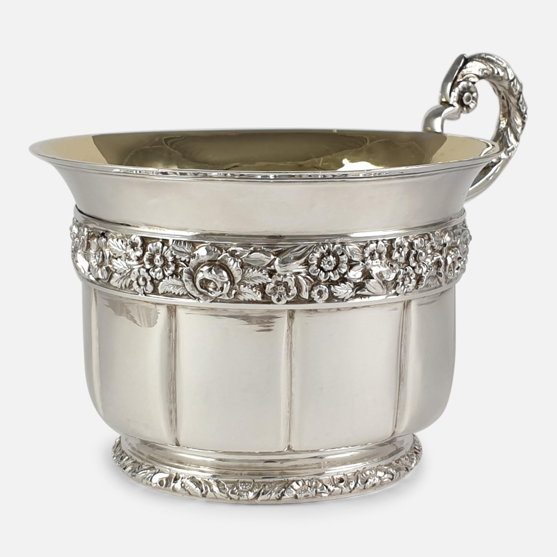 George IV Sterling Silver Gilt Christening Cup, London, 1828 3