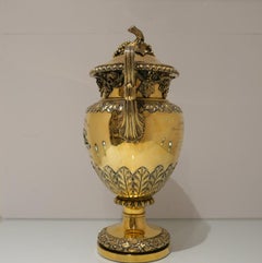 George IV Sterling Silver Gilt Large Cup & Cover London 1828 Benjamin Smith III