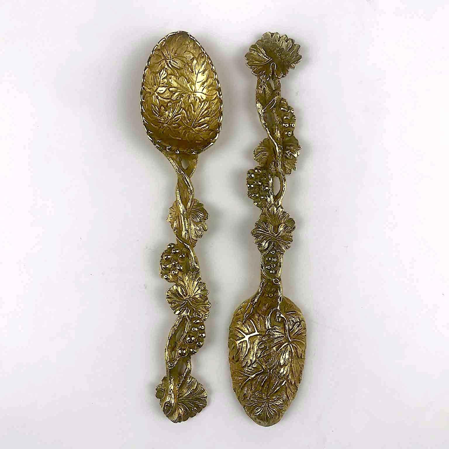 George IV Sterling Silber vergoldet Zucker Set London 1836 von Edward Farrel 4