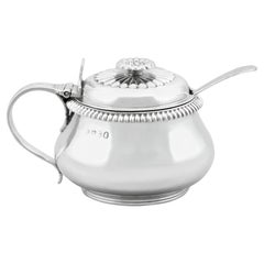 George IV Sterling Silver Mustard Pot by Robert Hennell II, 1820