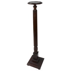 George IV Style Reeded Mahogany Pedestal