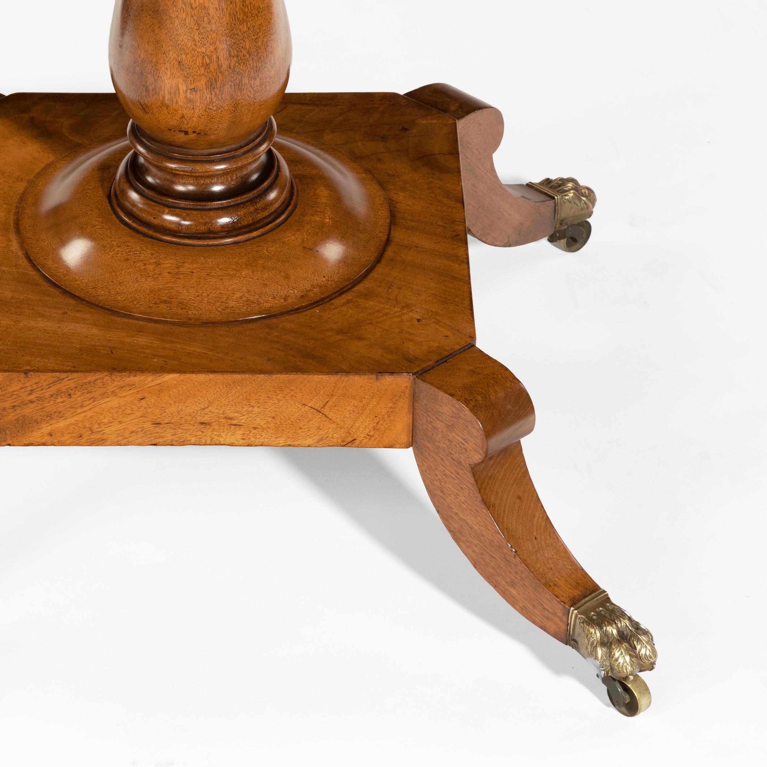 English George IV Tilt-Top Specimen Table