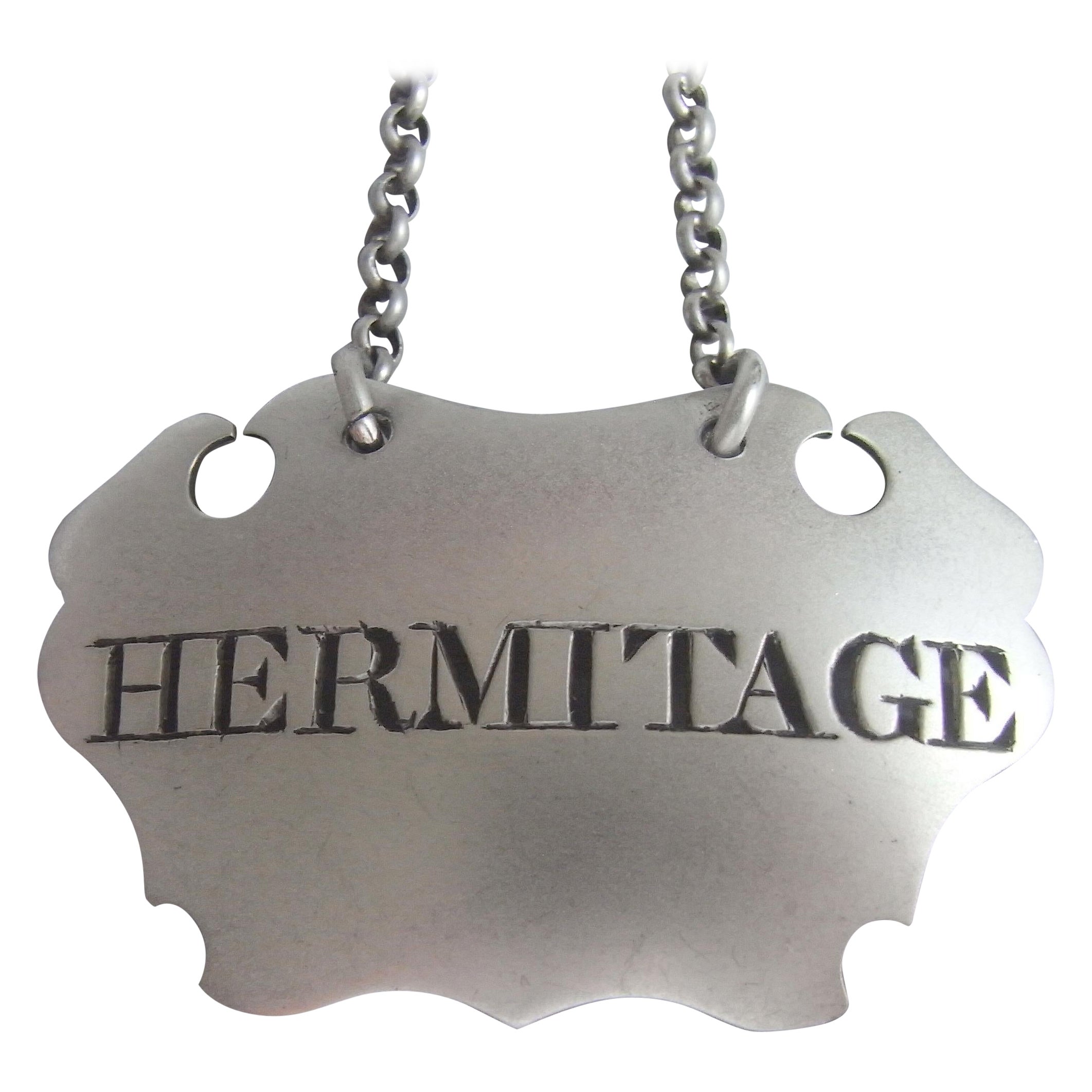 Weinetikett George IV. Hergestellt in Newcastle von Reid & Sons, 1822 im Angebot