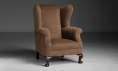 Silla George IV Wingback, Inglaterra circa 1830
