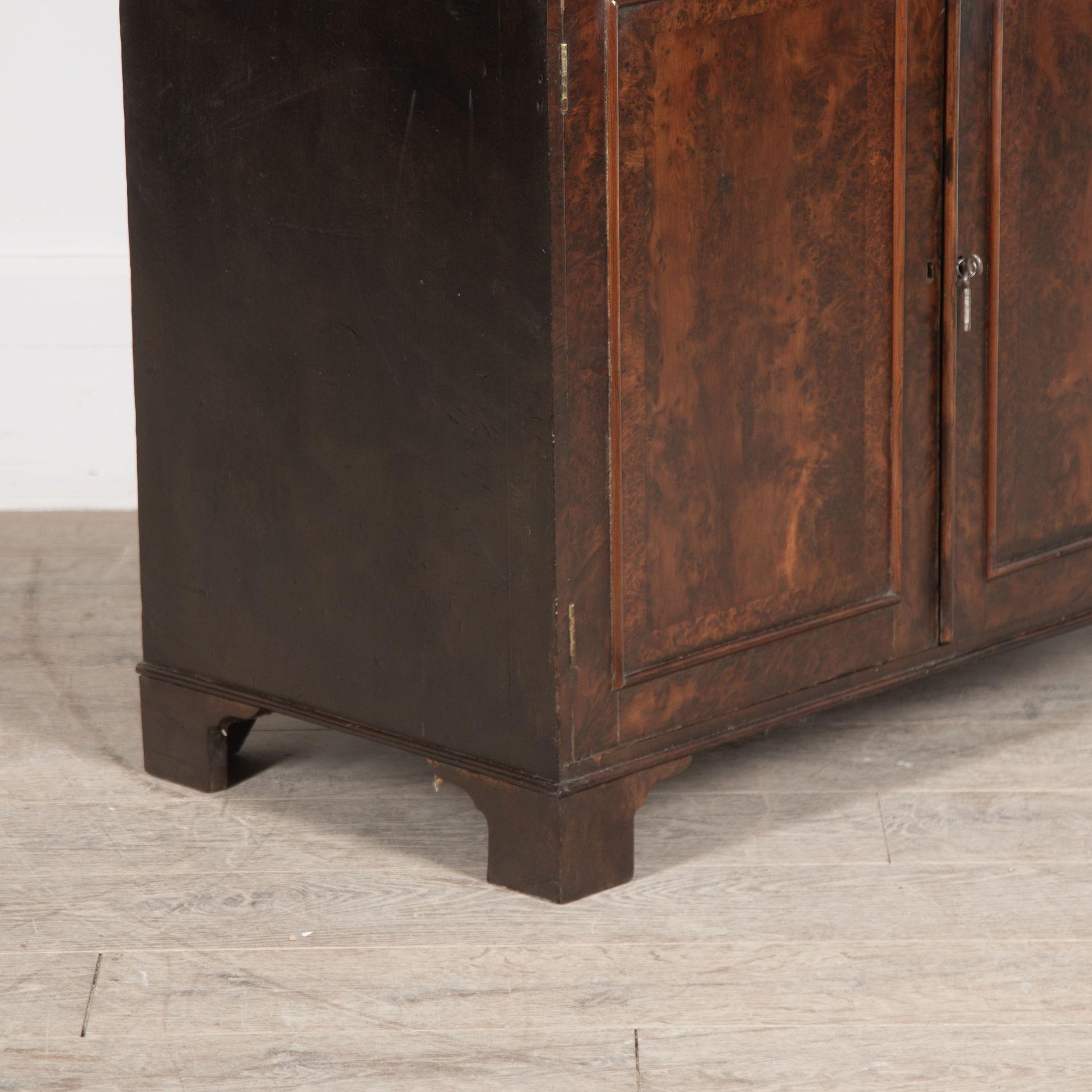 George IV Yew-wood Secretaire Bookcase For Sale 1