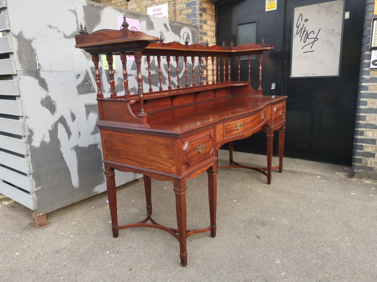 Arts and Crafts George Jack for Morris & Co. an Arts & Crafts Inlaid Mahogany Sideboard For Sale