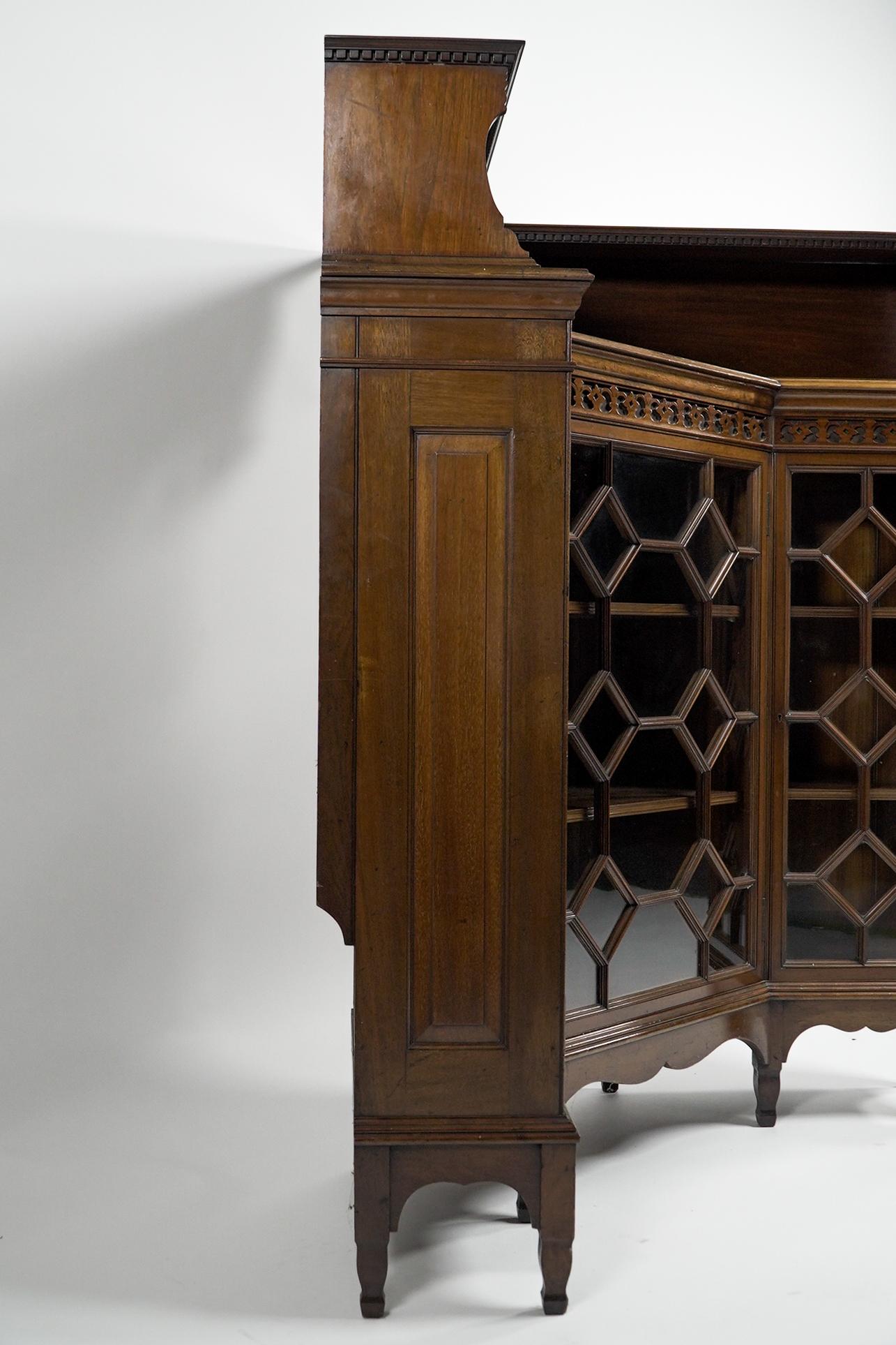 arts and crafts style cabinet