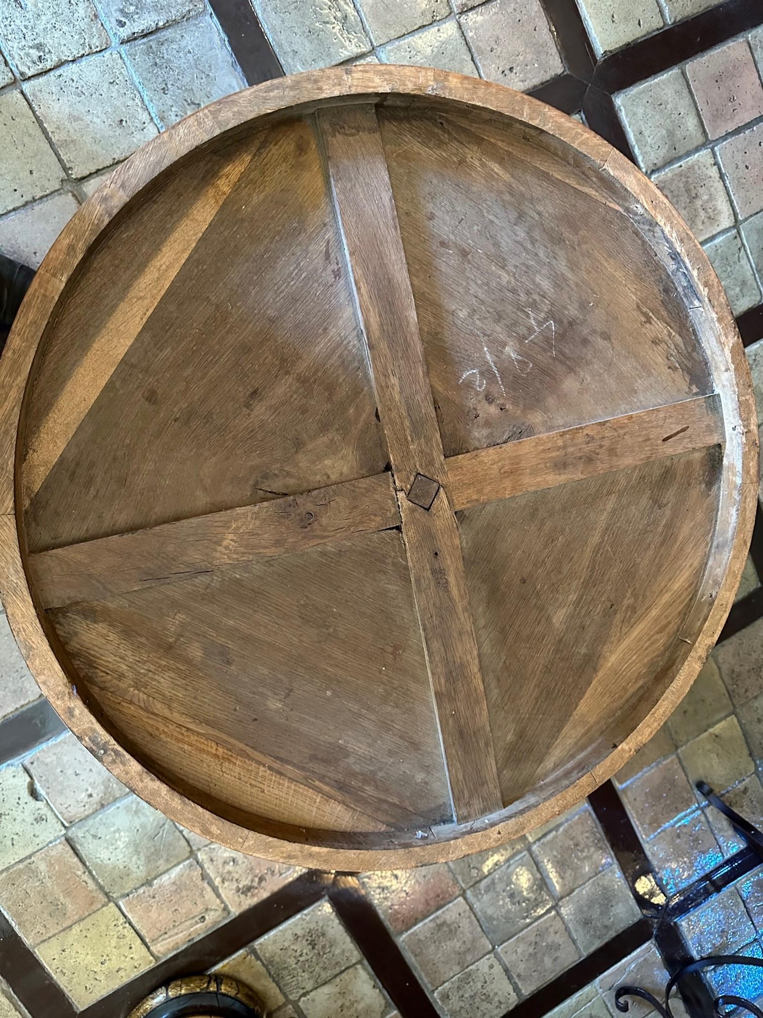 George Jacob Desmalter Empire Gueridon Round center Table Estampille 19th C. LA For Sale 6