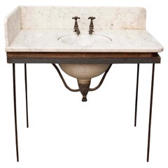 Vintage George Jennings Marble Liftup Sink