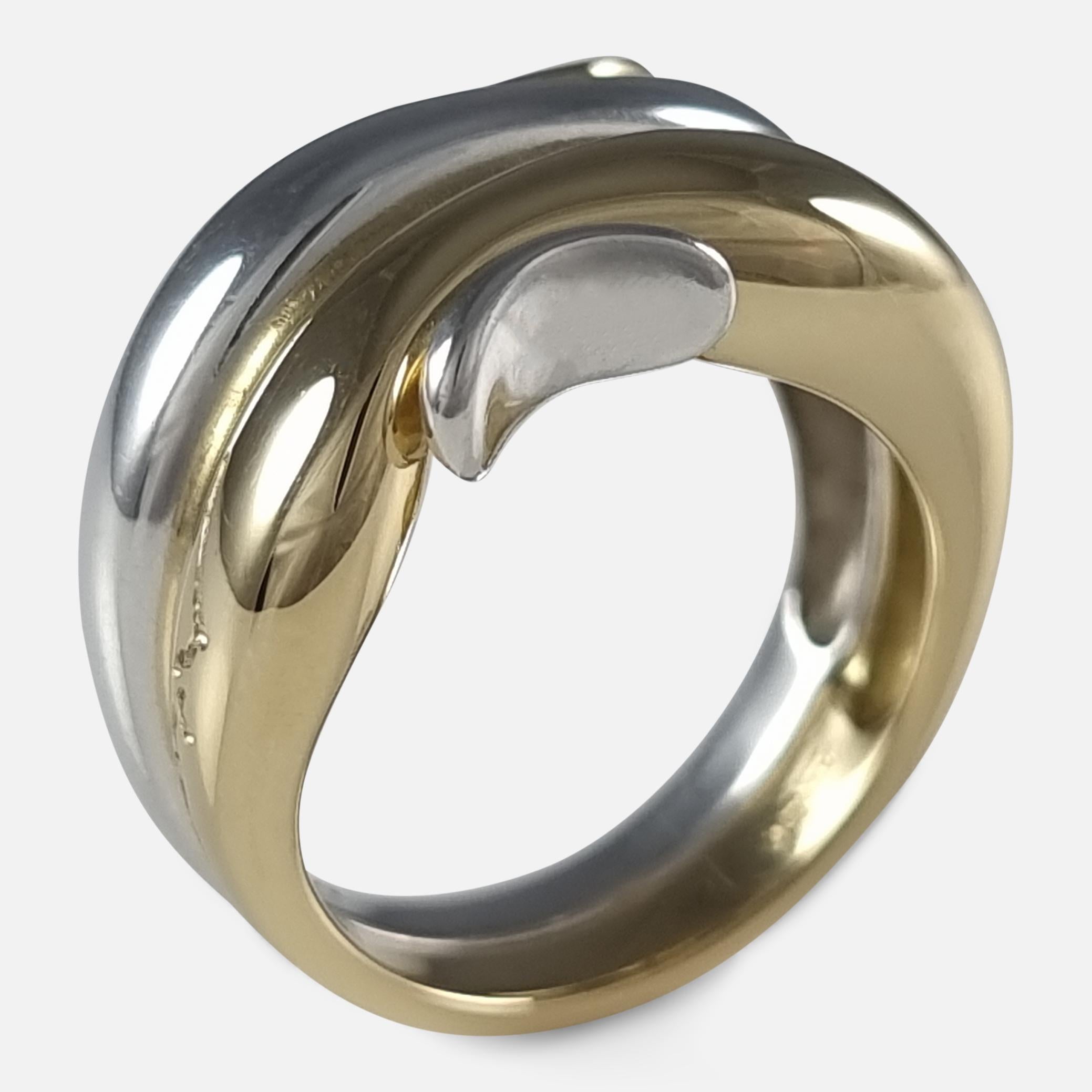 George Jensen 18ct Gold & Silver Ring, Minas Spiridis 9