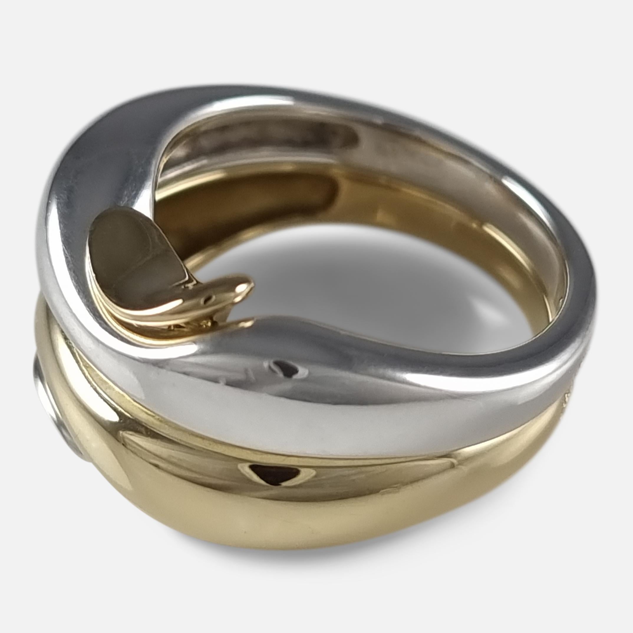 George Jensen 18ct Gold & Silver Ring, Minas Spiridis 2
