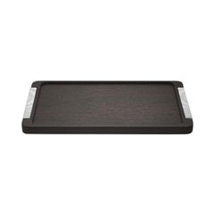 George Jensen Bernadotte Tray in Wood & Stainless Steel