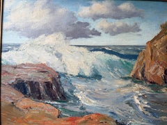 "California Rocky Coast After The Storm" by George John Flower