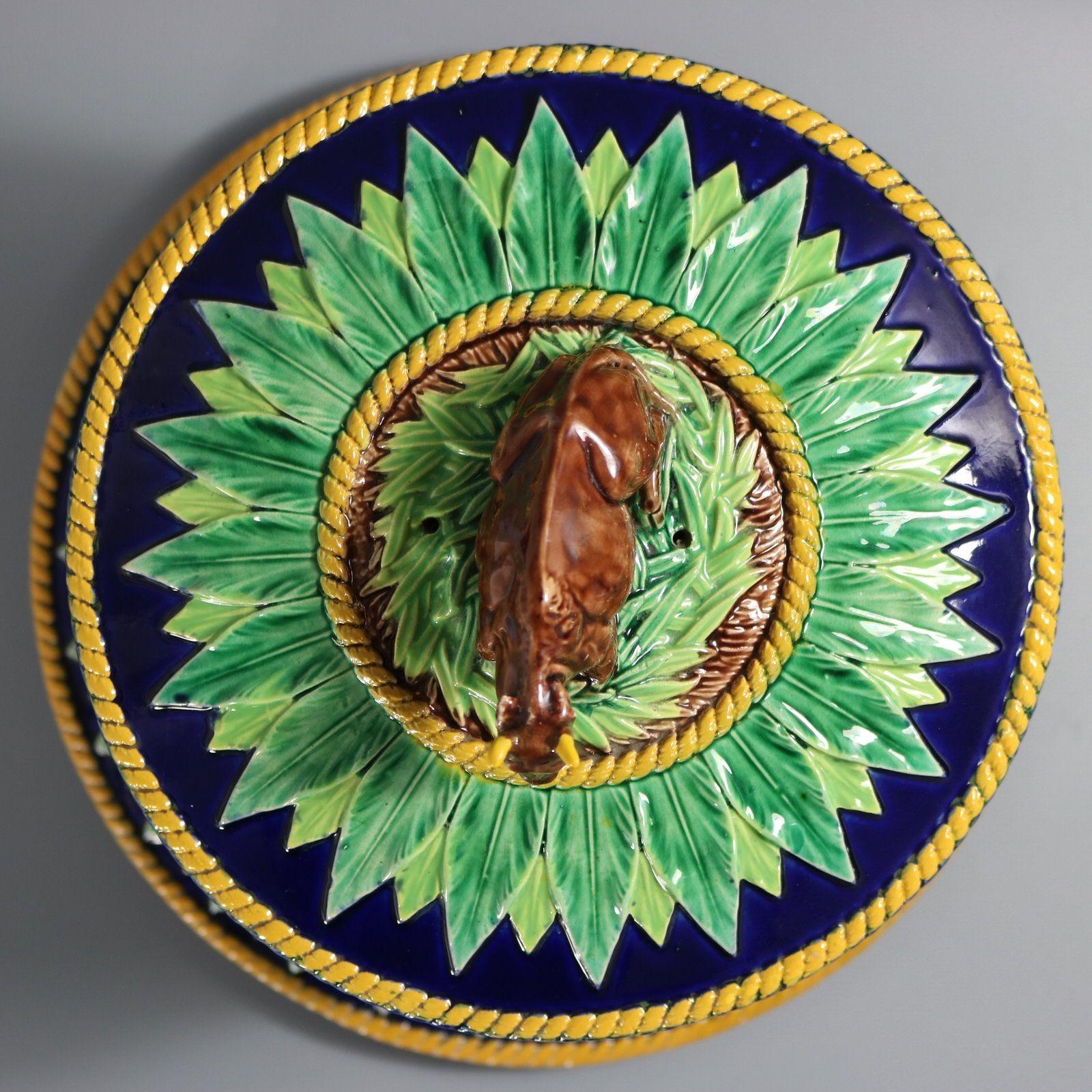 Porte-fromage de vache bleu cobalt George Jones en vente 4