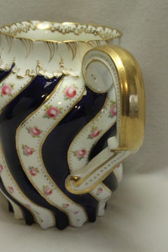 George Jones Hand Painted and Gilded Hot Water Jug or Pitcher