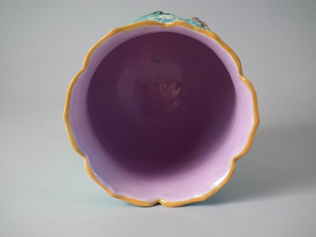 Victorian George Jones Majolica Blackberry Planter