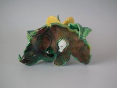 George Jones Majolica Butterfly Watch Stand