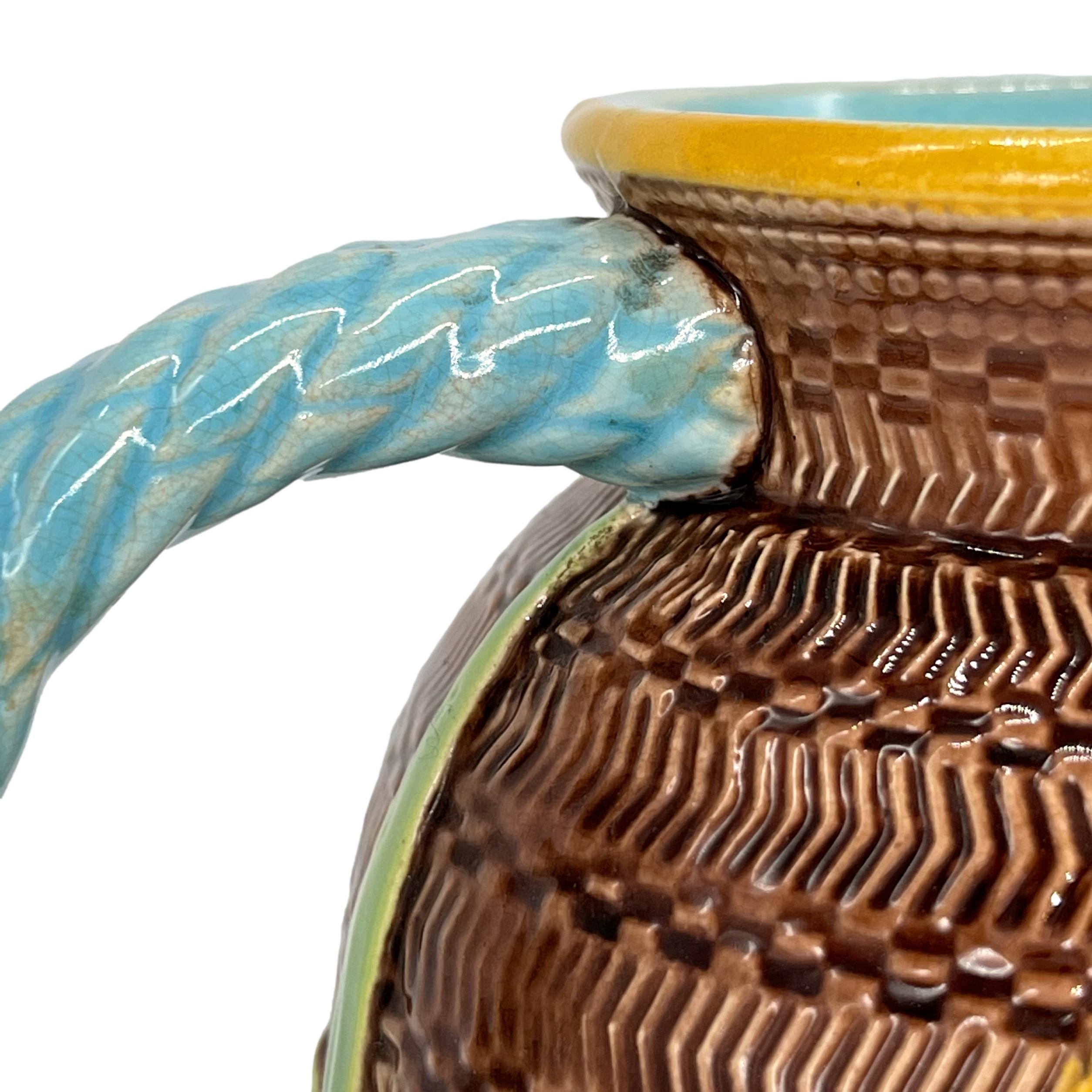 George Jones Majolica Calla Lily Pitcher, ca. 1875 For Sale 7