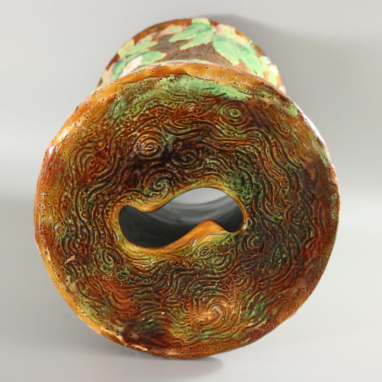 George Jones Majolica Daisy Garden Seat 7