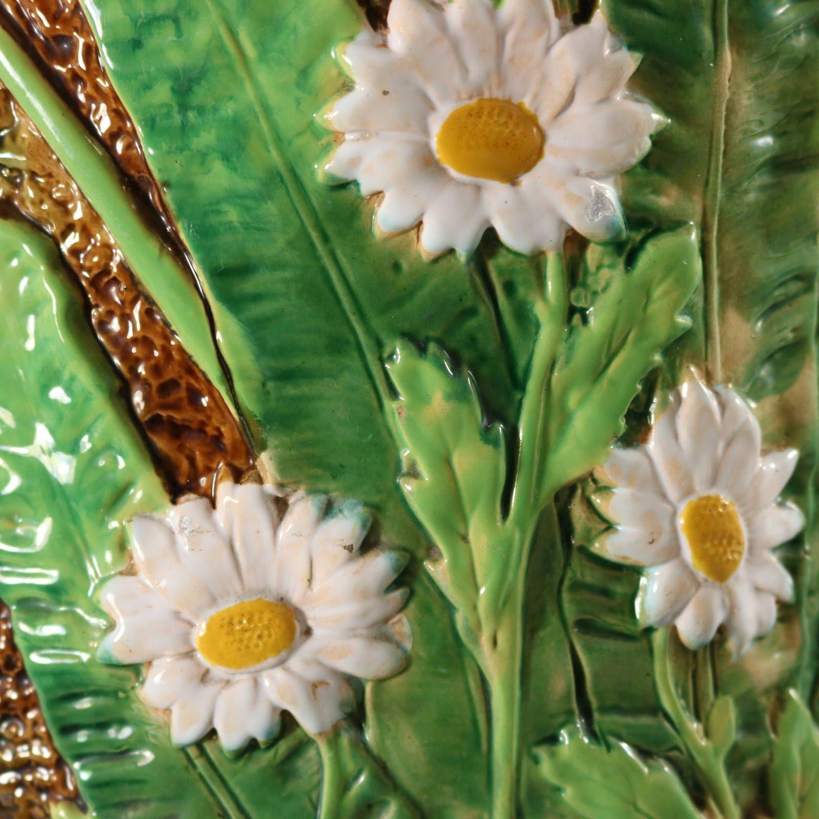 George Jones Majolica Daisy Garden Seat 11